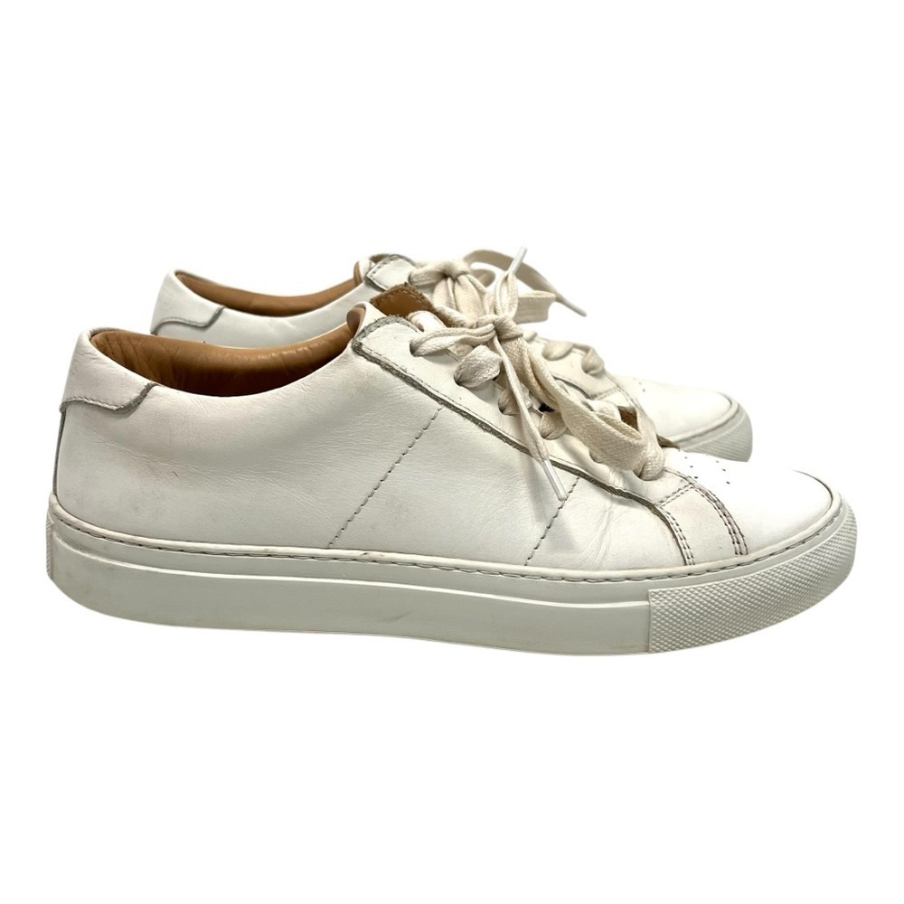 Greats Brooklyn Royale White Leather Casual Contemporary Sneakers Women’s 8.5 - Picture 2 of 13